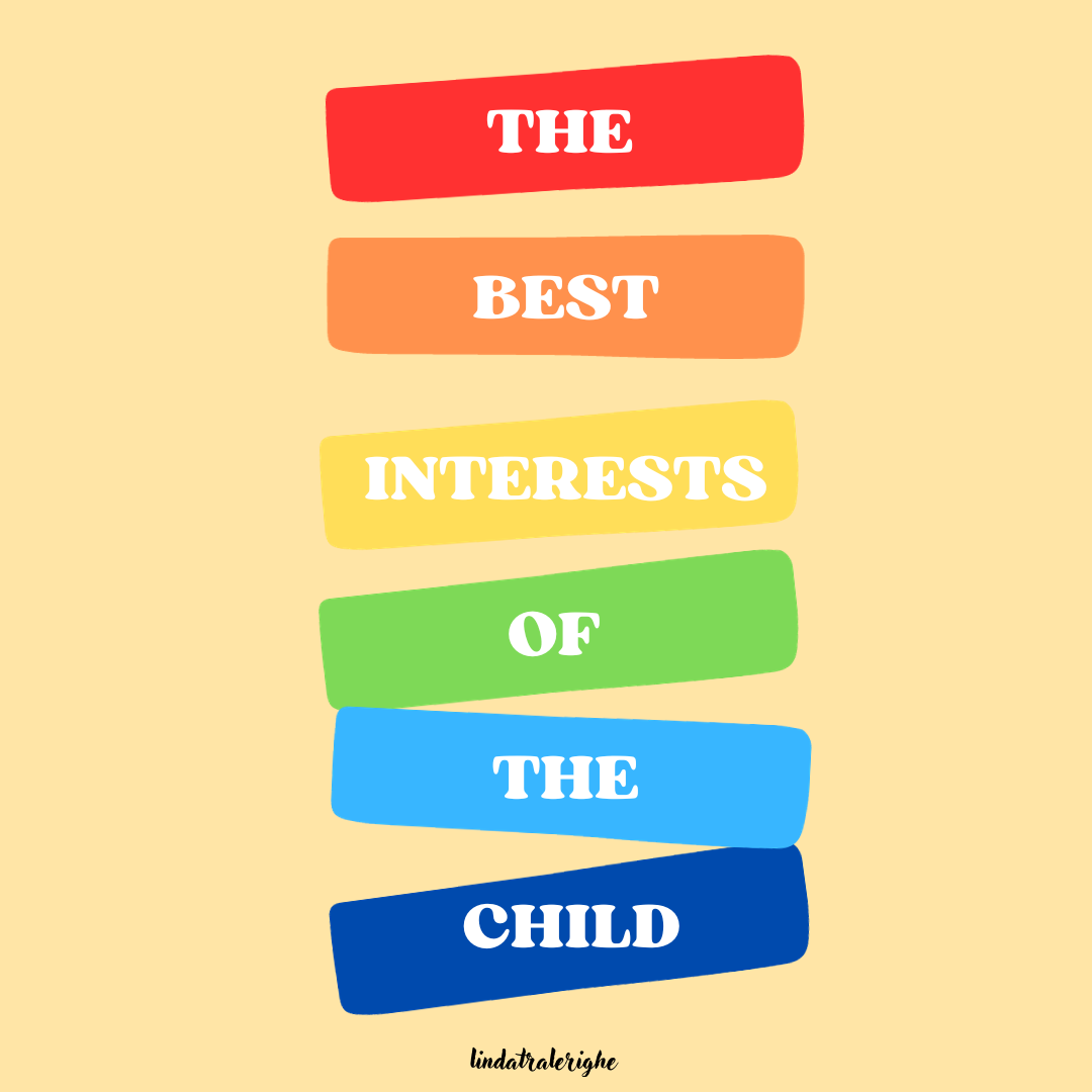 The best interests of the child